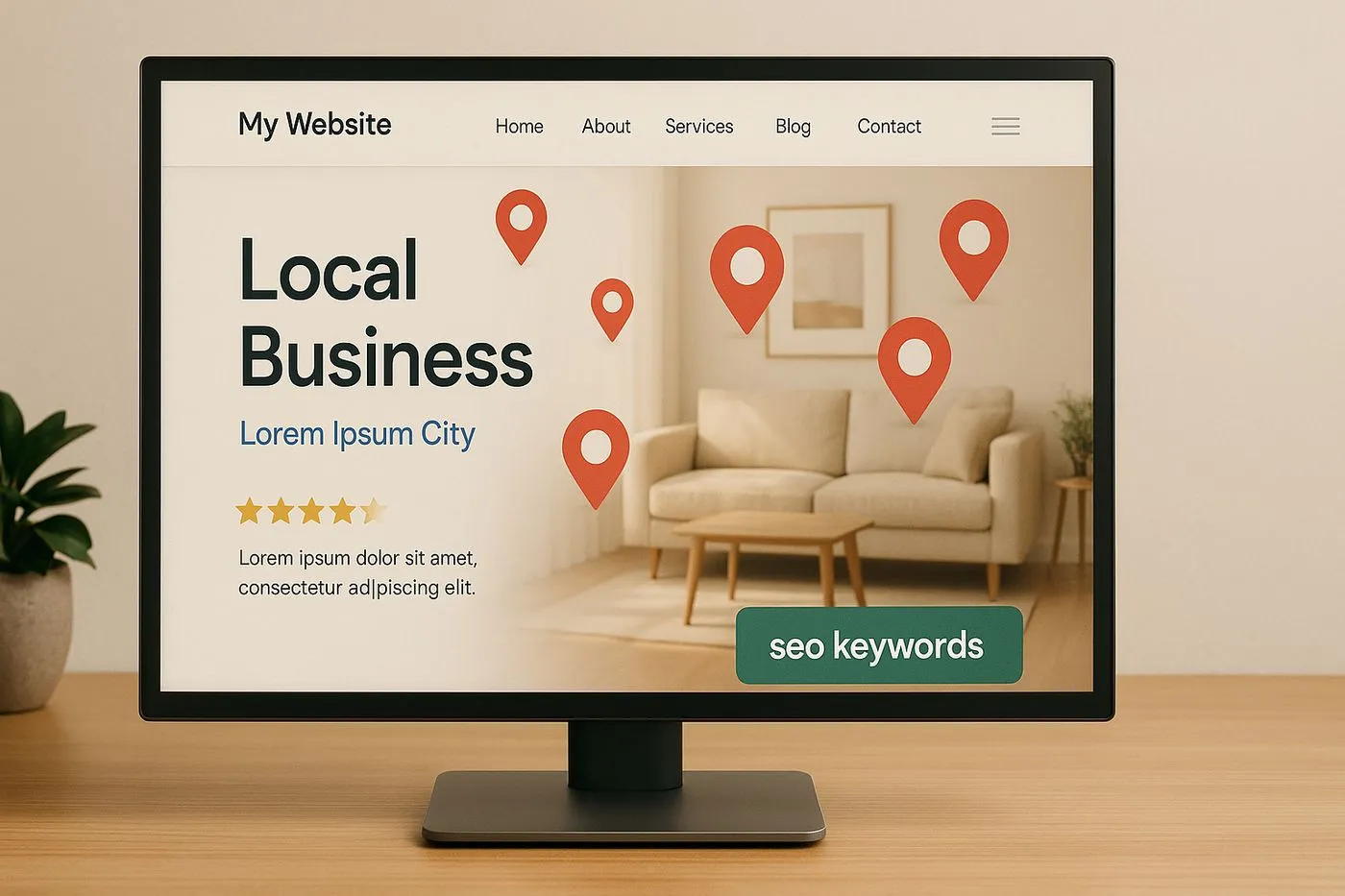Contenu optimisé pour site vitrine